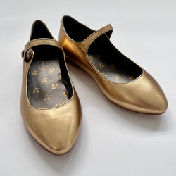 Bonpoint Girls Gold Ceremony Party Special Occasion Shoes