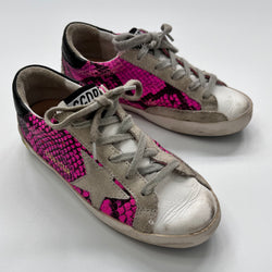 Golden Goose Girls Snake Sneakers Second Hand Used Preloved Preowned