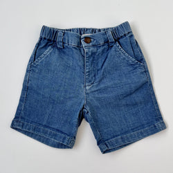 Bonpoint baby boy chambray shorts second hand preloved used