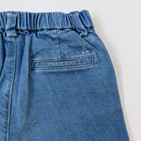 Bonpoint Chambray Cotton Shorts: 12 Months