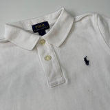 Ralph Lauren White Short Sleeve Polo Shirt: 5 Years