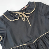 Bonpoint Black Silk Floral Dress: 6 Years
