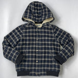 Bonpoint Boys Winter Check Jacket Shearling Second Hand Used Preloved Preowned 