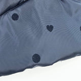 Jacadi Navy Polka Dot & Hearts Padded Coat: 4 Years