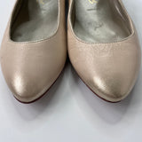 Bonpoint Cream & Gold Mary-Jane Shoes: Size EU 31
