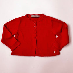 Baby Dior Baby Girl Red Cardigan Second Hand Used Preloved Preowned