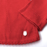 Baby Dior Red Cotton Cardigan: 18 Months