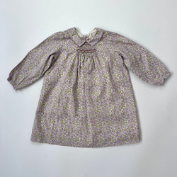 Bonpoint Liberty Print Hand Smocked Dress Second Hand Used Preloved 