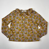 Cyrillus Girls Yellow Liberty Print Blouse Second Hand Used Preloved 