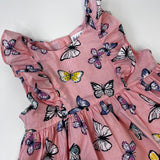 Rachel Riley Butterfly Print Dress With Bloomers: 18 Months