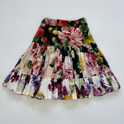 Dolce & Gabbana Girls Floral Skirt Second Hand Used Preloved Preowned