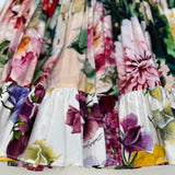 Dolce & Gabbana Floral Print Cotton Skirt: 6-7 Years