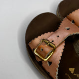 Saltwater Sun-San Rose Gold Sweetheart Sandals: Size EU 23