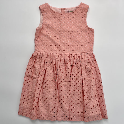 Bonpoint Apricot Broderie Anglaise Dress: 10 Years (Brand New)