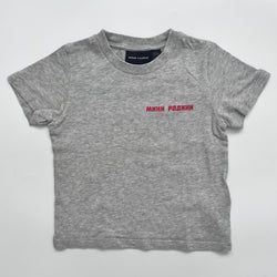 Mini Rodini Grey Motif T-Shirt: 4-5 Years
