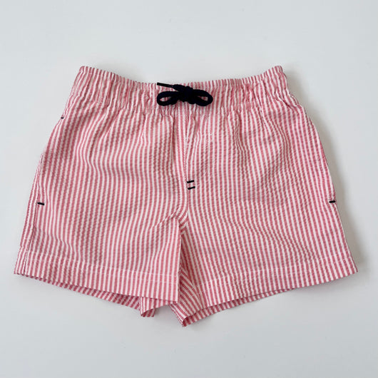 Tartine et Chocolat Pink Stripe Swim Shorts: 2 Years
