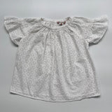 Bonpoint White Broderie Anglaise Top: 6 Years