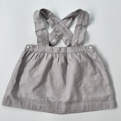La Coqueta Grey Linen Acedera Skirt: 3 Years (Brand New)