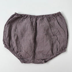 Caramel Check Cotton Bloomers: 18 Months
