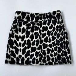 Parosh Wool Leopard Print Skirt: 6 Years