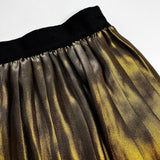 Cyrillus Metallic Pleated Skirt: 6 Years