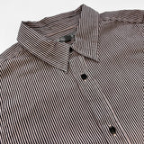 Bonpoint Brown Stripe Shirt With Collar: 10 Years