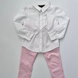Petit Bateau Pink Cotton Trousers: 4 Years
