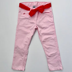 Petit Bateau Pink Cotton Trousers: 4 Years