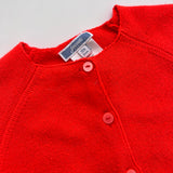 Jacadi Red Cotton Mix Cardigan: 18 Months