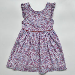 Amaia Blue and Red Summer Dress: 6 Years