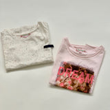 Bonpoint Girls Short-Sleeve Cotton T-Shirt Set: 4 Years
