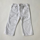 Bonpoint White Denim Jeans: 18 Months