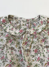 Bonpoint Liberty Print Floral Blouse With Peter Pan Collar: 18 Months