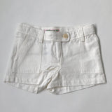 Bonpoint Cream Linen Shorts