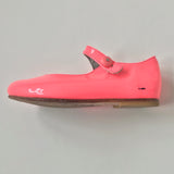 Bonpoint Neon Pink Patent Mary-Jane Shoes
