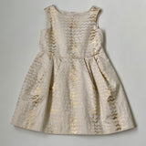 Bonpoint Cream And Gold Dress: 8 & 12 Years