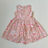 Bonpoint Pink Floral Dress With Neon: 8 Years