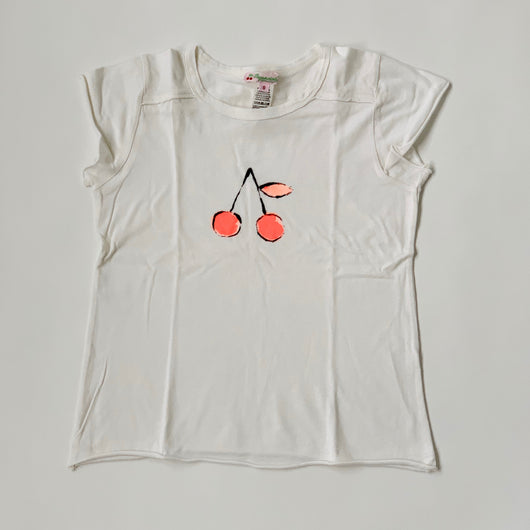 Bonpoint Cream Signature Cherry Print T-Shirt