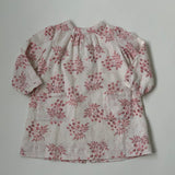 Bonpoint Cream And Pink Winter Floral Dress