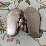 Bonpoint Silver Baby Sandals: Size 19