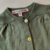 Bonpoint Moss Green Wool Cardigan: 18 Months
