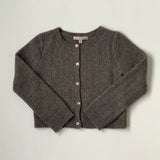 Bonpoint Mushroom Cashmere Cable Knit Cardigan: 6 Years