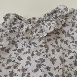 Bonpoint Floral Print Blouse With Frill Collar: 6 Months