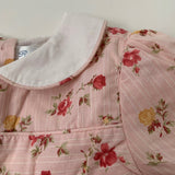 Ralph Lauren Pink Floral Dress With Collar: 3 Months