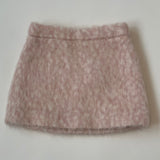 Bonpoint Pink And White Mohair Skirt: 3 Years