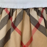 Burberry Cotton Dress with Heritage Burberry Check Skirt: 4 Years