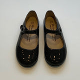 Manuela de Juan Grey Patent Mary-Jane Shoes: Size 23