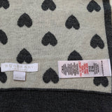 Burberry Cashmere Heart Print Scarf