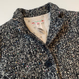 Bonpoint Black Tweed Wool Mix Coat: 8 Years