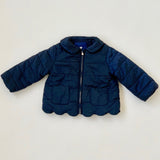 Jacadi Navy Jacket With Scallop Detail: 18 Months